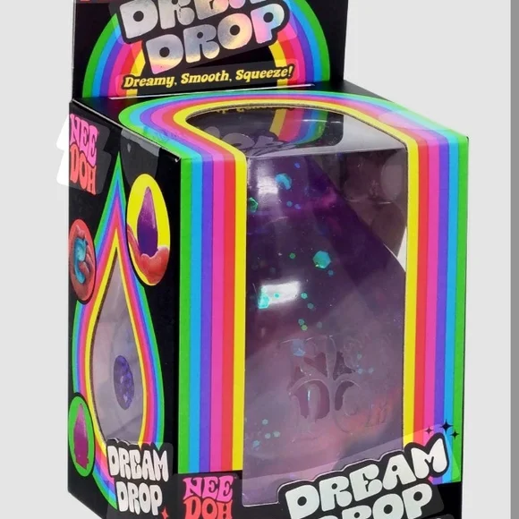Dream Drop Nee Doh Glitter Stress Ball - Purple - Picture 1 of 1